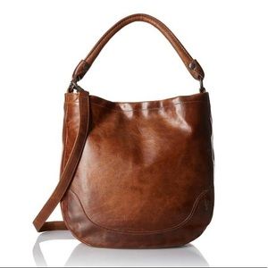 FRYE, Melissa Hobo bag, in Cognac color
